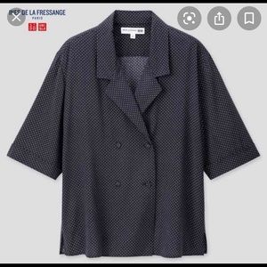 Uniqlo ines de la fressange short sleeve top sizeS